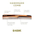 Kent 6T Fine Tooth Comb and Wide Tooth Comb Hair Combs for Women, Combs for Men Beard Comb and Mustache Comb, Barber Comb Hair Styling Grooming Co...