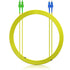 20M/66FT SC/APC to SC/UPC SM DX LSZH 3.0mm Indoor Fiber Optic Patch Cord, SC to SC Single mode 9/125?m Duplex SC-SC Optical Fiber Jumper Cable Com...