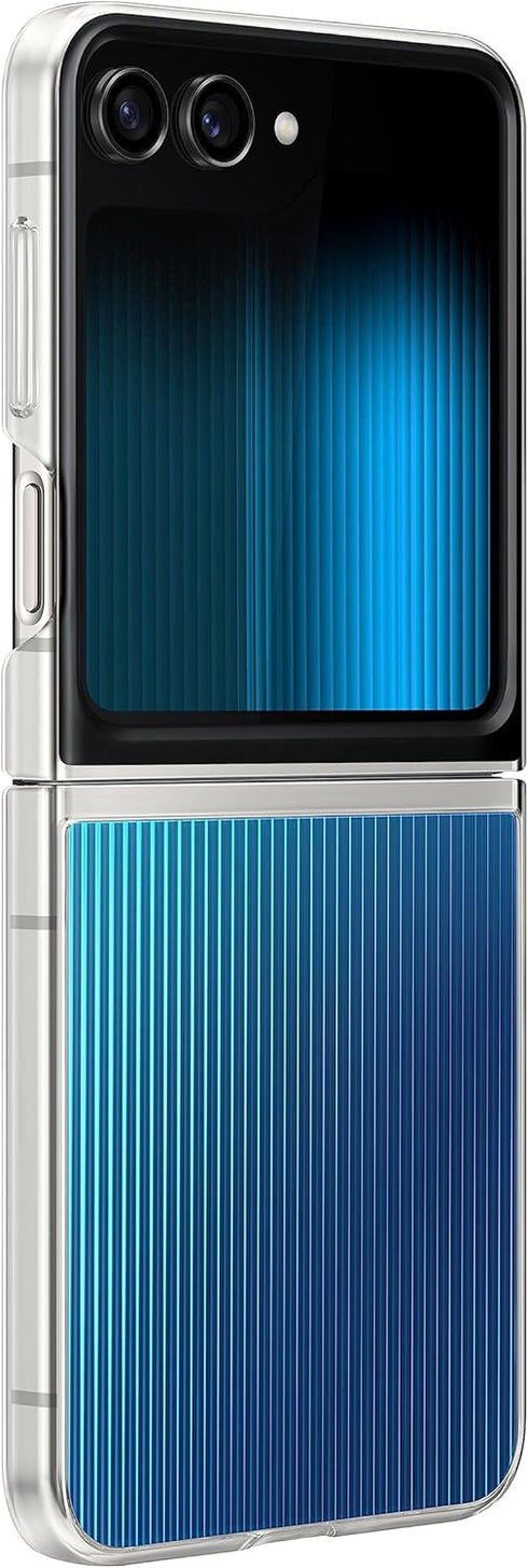 SAMSUNG Galaxy Z Flip5 FlipSuit Phone Case, Clear Protective Cover with Interchangeable Interactive Cards to Match Cover Screen, US Version, EF-ZF...