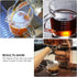 70ml Mini Glass Measuring Cup with handle 2 oz Shot Glass Espresso Jugs Measure Cup Glass Jigger Spirit Round Graduated Beaker Measuring Cup for B...