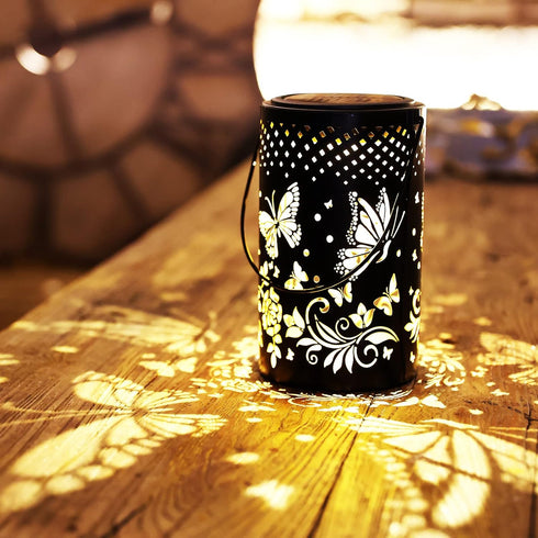 YJFWAL Solar Lantern Lights, Hanging Lights Outdoor, Pathway Lights, Solar Table Lights Waterproof, for Garden, Patio, Lawn, Yard, Deck, Tree, Par...