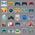 100 Pcs Play Game Stickers for Teen, Cool Cartoon Trendy Gamepad Waterproof Gaming Sticker,Vinyl Laptop Phone Skateboard Stickers....
