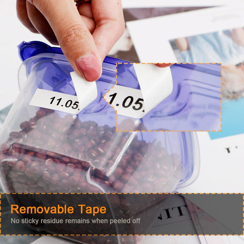 Oozmas Replacement for DYMO LabelManager 150 160 280 420P 360D Refill, Compatible with Dymo D1 Label Maker Tape 45013 S0720530, Label Manager Tape...