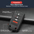2pcs Compatible with Acura ILX RDX TL ZDX Black Key Fob Cover Case Key Chain Protector Keyless Remote Holder Smart 4 Buttons...