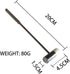 Dual Head Small Hammer, 7 Inches, Plastic Head and Metal Head, Black Plastic Grip, Double face Jewelry Mallet, Mini Hammer for Watch, Tuning, Wood...