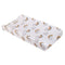 Carter's Chasing Rainbows - White, Peach, Teal and Gold Clouds and Rainbows Super Soft Contoured Changing Pad Cover...
