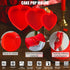 3 Pcs Cake Silicone Molds,Heart shaped cake pans Silicone Mold for Baking Homemade Dining,Reusable Silicone Fondant Mold Rainbow Mousse Cake Molds...