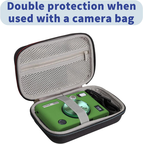 Mini EVO Case, Protective Case for Fujifilm Instax Mini EVO Hybrid Instant Camera, Soft Silicone Protective Cover Bag Lightweight Full Protector -...