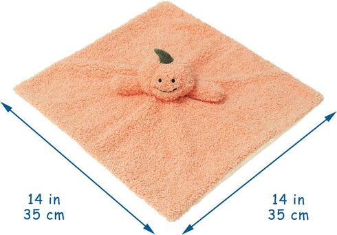 Baby Orange Pumpkin Soft Stuffed Animal Security Blanket, Plush Pumpkin Character Lovey Blanket, Baby Shower/Nursery Gift, Cuddly Newborn, Infant,...