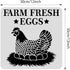 BENECREAT 12x12inch Hen Pattern Plastic Painting Stencils, Farm Fresh Eggs Large Reusable Stencil Template for Painting on Scrapbook Fabric Tiles ...