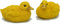 C&F Garden Decor Outdoor Polyresin Floating Ducks-A Pair statue 14005 12 * 7 * 6.5 cm...