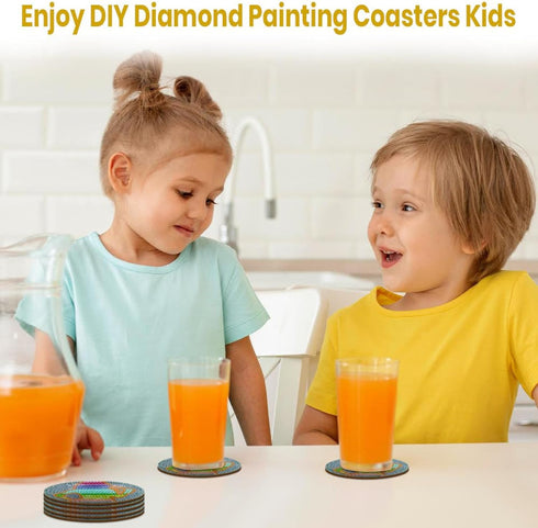 Taylor Diamond Painting Coasters kit for Drinks Pop Star 8 Pcs Diamond Art Coasters with Holder Non-Slip Coaster for Drinks Crafts and Arts Suppli...
