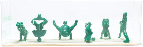Advanced Green Toy Soldiers, Set of 6 Army Men Yoga Pose Figurines - Decor for Desk, Shelves, Classroom, Home, or Studio - Zen Meets GI Joe - Gift...