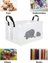 QUEENLALA Rectangular Laundry Hamper/Foldable Nursery Laundry Basket for Organizing/Storage Bin Baskets/Children Toy Office Bedroom/Toy Bin Closet...