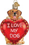 Old World Christmas Ornaments: Pet Lovers Glass Blown Ornaments for Christmas Tree, My Dog, 3x3 (30052)...