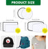 30 Pieces Sublimation Patches Fabric Iron-on Blank Patches 3 Shapes Repair Embroidery Sublimation Blank Hat Embroidery for DIY Crafts, Caps Clothe...