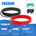 16 AWG Silicone Wire-40 Ft Length(20 Ft Black and 20 Ft Red),HuLuWa 16 AWG 1.3mm² Electrical Cable-Flexible,High Temperature Resistant,and Tinned ...