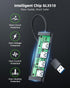 Acer USB Hub 4 Ports, Multiple USB 3.0 Hub, USB A Splitter for Laptop with USB C Power Port, USB Extender for A Port Laptop, Windows, Linux, Acer ...