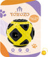 Dog Ball Toy, Jingle Bell Inside for Gift, Rubber Squeaky Toy, Interactive Smart Ball with Holes, Ideal for Puppies, Small, Medium and Blind Dogs,...