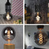 Lxcom Lighting LED Decorative Edison Bulb 6W G25/G80 Globe Light Bulbs 60W Equivalent Warm White 2700K E26 Medium Base Smoke Grey Glass Filament B...