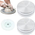 2 Pack 30mm Ceramic Clay Pottery Wheel Throwing Pottery Finishing Tools Metal Rotary Disc Wheel Mini Pottery Wheel Trimmer for Potters and Clay Ar...