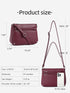 WESTBRONCO Crossbody Bags for Women, Medium Size Shoulder Handbags, Satchel Purse with Multi Zipper Pocket...