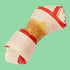 DOGCHEWZ™ Rawhide Dual Color Knotted Mini Bone Dog Chew Treats with Chicken Wrapped 3" (18 Ct/Bag) - Chicken Flavored...