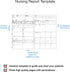 Pocket Nurse Report Sheet Notebook - Brain Sheet Template for MedSurg Nurses and CNA...