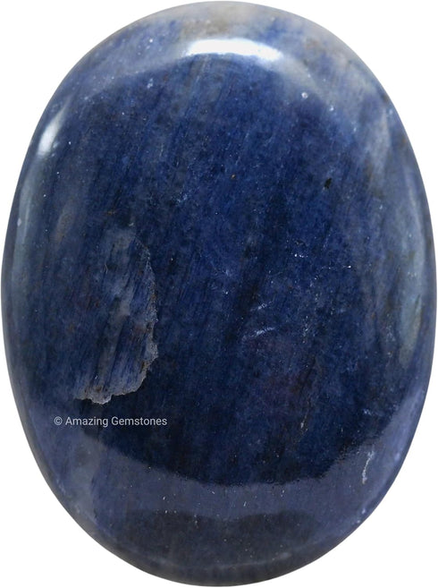 Amazing Gemstone Blue Aventurine Crystals and Healing Stones - Large Palm Stone Crystals Piedra - Crystal for Good Luck, Positive Energy, Meditati...