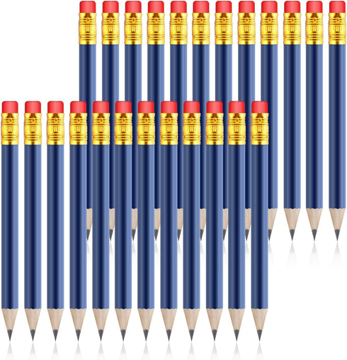 24 Pcs Mini Pencils Golf Pencils With Erasers Bridal Shower Pencils HB Graphite Pencil For Students Designers Architects School Office(white)...