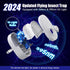 2024 Upgraded 3 in 1 Flying Insect Trap with 3 Light Modes, Fruit fly Traps for Indoors with 5 Glue Boards, Gnat Traps for House Indoor Potted Pla...