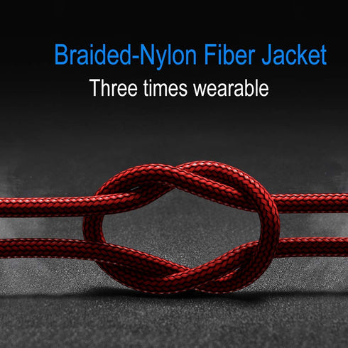 AkoaDa [3 Pack USB C Cable 10ft, USB C Charger Cable 10 Ft Fast Nylon Braided Cord Compatible with Samsung Galaxy Note 9 8 S21 S20 S10 10 Plus,LG ...