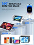 360° Rotating Cell Phone Stand, Multi-Angle Fully Adjustable Foldable Desktop Phone Holder Cradle Dock, Non-Slip Portable Foldable Desktop Phone S...