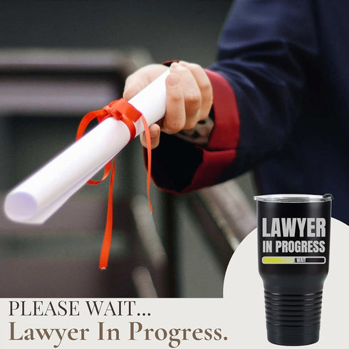 Onebttl Lawyer Gifts for Men & Law School Student, Stainless Steel Tumbler 30 OZ, Perfect Lawyer Idea for Men/Male in Birthday, Christmas, Graduat...