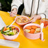 Microwave Ramen Bowl,Microwave Ramen Cooker with Lid,Plastic Mixing Salad Pasta Fruit Rice Cereal Instant Noodles Soup Maker Plate Bowls Set Kitch...