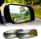 2 PCS Car Rear View Blind Spot Mirror, 3.7 x 1.4 Inches HD Rectangle Glass Adjustable Convex Wide Angle Rearview Mirror, Universal for Most Cars, ...