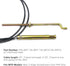 946-0897 Auger Clutch Cable Replacement for MTD 2 Stage Snowblower 746-0897 746-0897A 946-0897A 677-0424 603-0424...