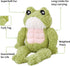 Lovely Supersoft Green Muscle Frog Plush,Funny Huggable Froggy Dolls,Adorable PlushFrog for Kids, 13.8...