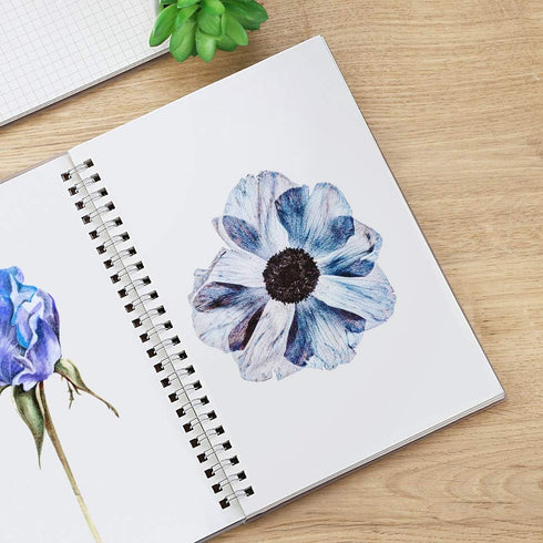 RETTACY Blank Journal Notebook 3-Pack - A5 Blank Spiral Notebook with 160 Pages per Pack, 100 GSM Premium Acid-Free Paper, Sketch Book for Drawing...