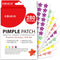 280 Counts Acne Patches for Face,Hydrocolloid Pimple Patches with Salicylic Acid,Tea Tree Oil and Centella Extract,Cute Star Zit Cover Patches,Col...