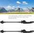 2 Pairs Quick Release Skewers, Aluminum Alloy Mountain Bike Axle Wheel Hub Fit Front and Rear Clip Bolt Lever Axle Bicycle Front Axle Hollow Hub A...