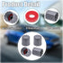 30PCS TPMS Tire Valve Stem Caps, Plastic Wheel Tire Valve Stem, with O-Ring Rubber Seal, Universal Tire Valve Stem Covers for Cars, SUV, Trucks, B...