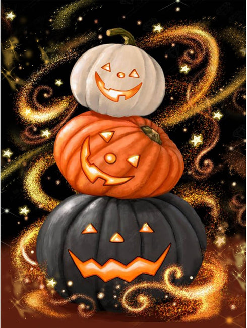 xackcme Pumpkin Diamond Painting Kits for Adults-Pumpkin Diamond Art Kits for Adults,Gem Art Kits for Adults for Gift Home Wall Decor Gifts(16x12i...