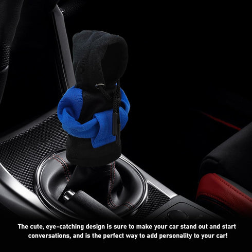 Car Gear Shift Cover, Fashionable Hoodie Car Shift Knobs, Novelty Mini Auto Gearshift Decor Sweater Shirt, Universal Car Accessories for Winter Wa...