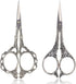 BIHRTC Plum Blossom Scissors - 4.5 Inch Small Sewing Scissors, European Style, Stainless Steel, Ideal for Cross Stitch, Embroidery & Crafting...