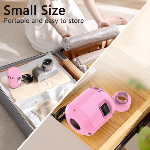 Vacuum Pump for Storage Bags,Electric Pump for Vacuum Storage Bags,55W Space Saver Vacuum Storage Bag Pump for Compression Clothing, Portable Vacu...