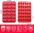 2 Pcs Silicone Puppy treat molds, Dog Paw and Bone Mold Ice Cube Mold, Jelly, Biscuits, Chocolate, Candy Baking Mold, Oven Microwave Freezer Dishw...