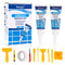 Deuvuo Tile Grout Repair Kit,12 Pcs White Grout Filler for Tile Floor, Grout Paint Pen Kit for Shower Bathroom Kitchen, Fast Drying Grout Sealer f...