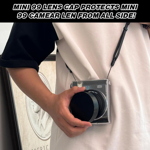 Lens Cap for Fujifilm Instax Mini 99 Instant Camera, Mini Accessories for Fuji Instax Mini 99 Lens Cap, Mini Photo Album, Photo Border Stickers (N...