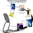 Cell Phone Ring Holder Finger Kickstand 360° Foldable Swivel Phone Stand Metal Back Ring Grip Foldable Ring Stand for Magnetic Car Mount iPhone an...